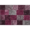 thumbnail image 2 of Addison Rugs Mayfield Washable Transitional Patchwork Merlot Rectangle Rug, 1'8" x 2'6", 2 of 5