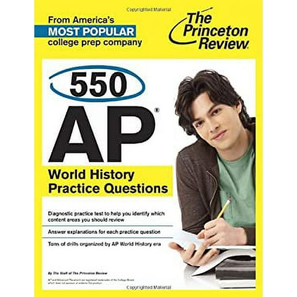Pre-Owned 550 AP World History Practice Questions 9780804124416