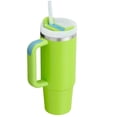 thumbnail image 3 of Stanley Vaso de Acero Inoxidable - Botella de Agua Aislada al Vacío para Casa, o Coche Vaso Reutilizable con Pajita Resistente a las Fugas Flip Frío durante 12 Horas o Helado durante 2 Días 40oz, 3 of 6