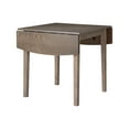 thumbnail image 3 of Linon Peake Square Dining Table with Drop Leaf, Gray Wash, 3 of 14
