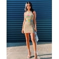 thumbnail image 2 of Women’s Halter Neck&nbsp;Bodycon Knitted Dress Bandage Y2K Sexy Summer Beach&nbsp;Backless Mini Dresses, 2 of 3