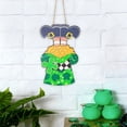thumbnail image 4 of AYktou St. Patrick's Day Decoration, Wooden Shamrock Door Wreath for Front Door Sign Spring Decoration Green Irish Hanging Ornaments Clover Sign for Home Decor Outdoor Indoor Party Supply, 4 of 6
