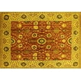 thumbnail image 1 of Ahgly Company Indoor Rectangle Oriental Yellow Industrial Area Rugs, 2' x 5', 1 of 4