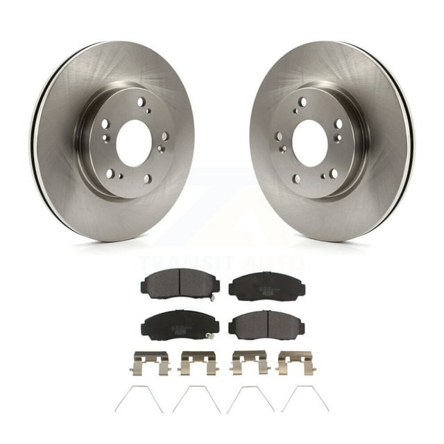 Transit Auto Front Disc Brake Rotors and Ceramic Pads Kit for Car Honda Civic K8T-100652