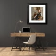 thumbnail image 4 of Christen Købke 20x22 Black Modern Framed Museum Art Print Titled - Portrait of Frederik Soverring (1832), 4 of 5