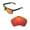 Fire Red Mirror Coated - Non Polarized, variant on Walleva Fire Red Non-Polarized Replacement Lenses for Oakley Holbrook XL Sunglasses