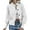 White, variant on ICHUANYI Womens Stylish Coat Casual Solid Knit Button Long Sleeve Hoodless Cardigan Sweater Fall Winter Clothes Outfits 2023