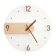 thumbnail image 1 of Wall Battery Operated 16 Inch Silent Non-Ticking Wall Clocks - Simple Nordic Style Decorative for Living Room Decor, Kitchen, 1 of 8