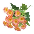 thumbnail image 2 of Ramo de flores de margaritas artificiales | Tallo floral de plástico sintético realista | Oficina en casa Decoración de jardín | Hojas y capullos realistas | Respetuoso con el medio ambiente, 2 of 6