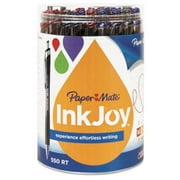 Papermate InkJoy 550 RT Ballpoint Retractable Pen, 1.0 mm, 12 Black/12 Blue/6 Red/6 Purple 1862363