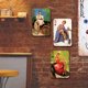 thumbnail image 5 of Placa Metal Vintage para Niñas Pintura Hierro Rectangular Bar El 20x30cm 3 Uds., 5 of 9