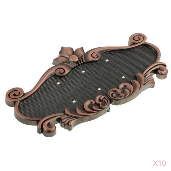 10x ABS Estilo Clásico Dirección De Casa Números De Puerta De Desmontable DIY Número De De Puerta Baoblaze Placa de signo de número de casa