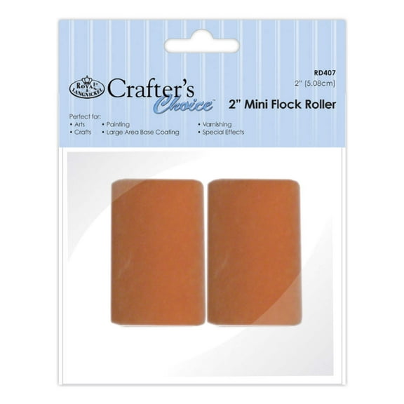 RD407 | Crafter's Choice 2pc 2" Mini Flock Roller Set