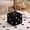 Black, variant on Zeiwohndc Dices Pattern Ottoman Foot Rest for Couch Modern Bedroom Dorm Stool Seat