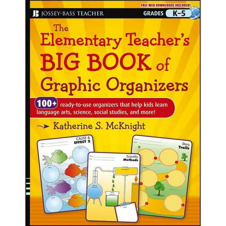The Elementary Teacher's Big Book of Graphic Organizers Grades K-5: 100+ Ready-to-Use Organizers that Help Kids Learn Language Arts, Science, Social Studies, and More! Free Web Downloads Included
