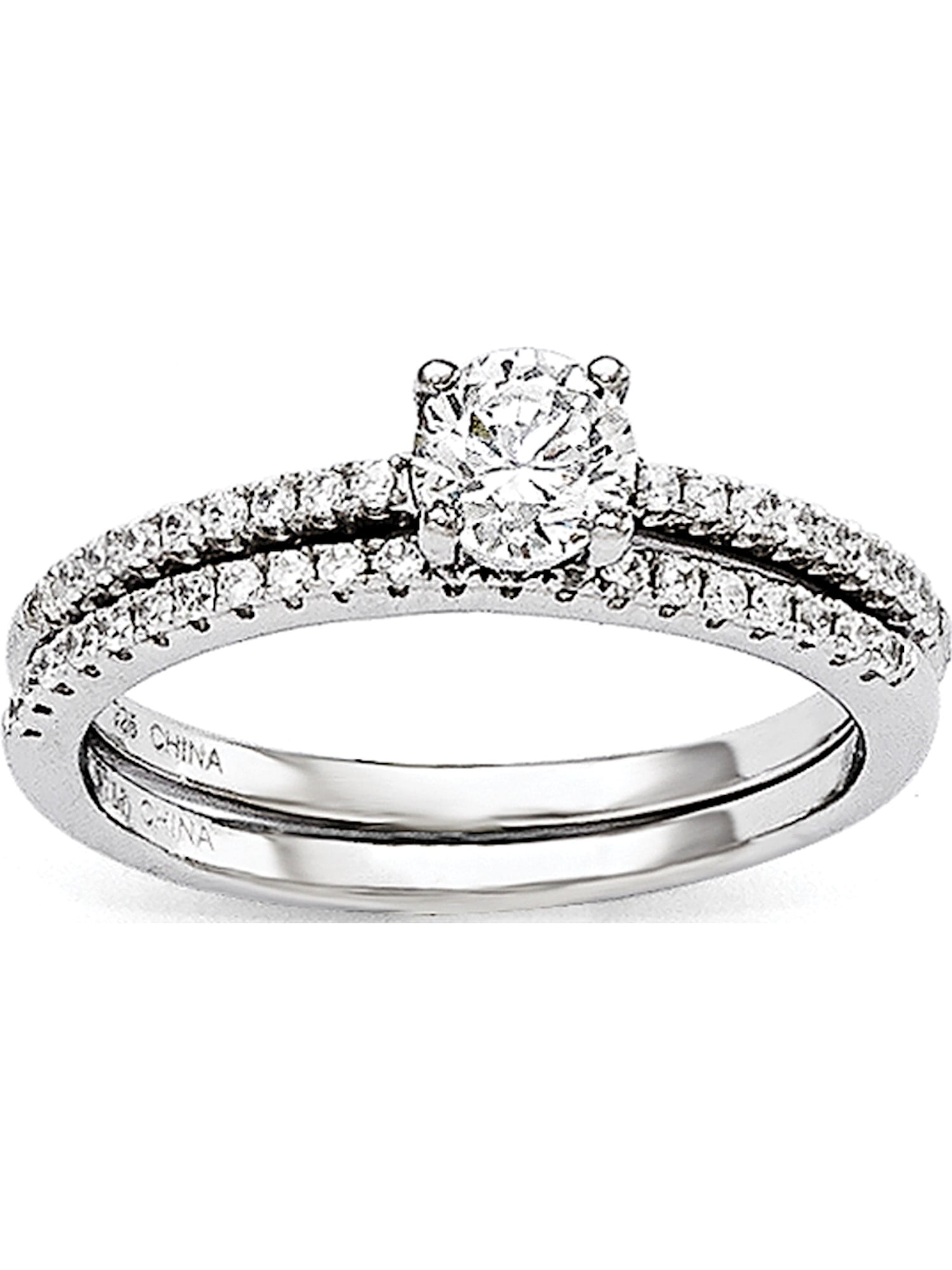 Top 10 Jewelry Gift Sterling Silver /& CZ Brilliant Embers Ring