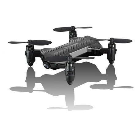 Voyage Aeronautics 7 Inch HD Streaming Drone with Wide-Angle Lens in Black