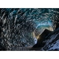 thumbnail image 2 of Zwick, Martin 32x24 White Modern Wood Framed Museum Art Print Titled - Ice cave at the northern shore of glacial lagoon Jokulsarlon in glacier Breidamerkurjokull, 2 of 4