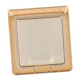 thumbnail image 1 of DOLITY Switch Cover Outlet Cover Boxes Waterproof Universal Protective Cover Switch Box Clear Orange, 1 of 9
