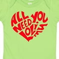 thumbnail image 4 of Inktastic All You Need is Love Red Heart Shape Boys or Girls Baby Bodysuit, 4 of 5