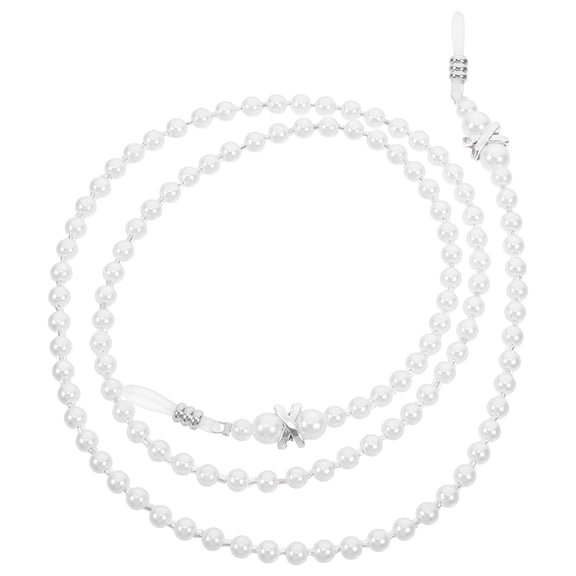 HBMYN 2026 New Pearl Eyeglass Chain for Women Anti-Slip Beaded Eyewear Strap Fashionable Lanyard Necklace Holder for Sunglasses and Masks Anti-Falling Accessory for Office,Travel,Shopping,Party,Beach