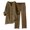 C-Brown177, variant on DHFJKG Womens 2 Piece Set Spring Summer Outfits Long Sleeve Notch V Neck Button Up Shirts Loose Fit Pants With Pockets Casual Streetwear Vacation Clothes Stylish Outfit