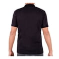 thumbnail image 2 of Playera Simply Basic para Hombre, Tipo Polo Manga Corta Cuello de 3 Botones Negra Talla EG, 2 of 4