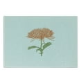 thumbnail image 3 of Dahlia Cutting Board, Vintage Style Single Blossom of Chrysanthemum Sketching in Color, Decorative Tempered Glass Cutting and Serving Board, Small Size, Pale Orange Army Green, by Ambesonne, 3 of 5