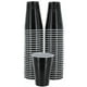 thumbnail image 1 of Vasos desechables de plástico Amcrate, 12 oz, negros, paquete de 50, 1 of 6