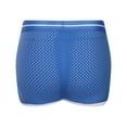 thumbnail image 3 of IWRICH Underwear for Men Mesh Loose Boxer Briefs Ice Silk Enhancing Pouch Shorts BU2 L, 3 of 6