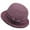 Purple, variant on Prolriy Winter Hats for Women, Women's Autumn and Winter Dome Casual Fisherman Pot Hat Small Bowler Hat Bucket Hat Cloche Hat Blue M