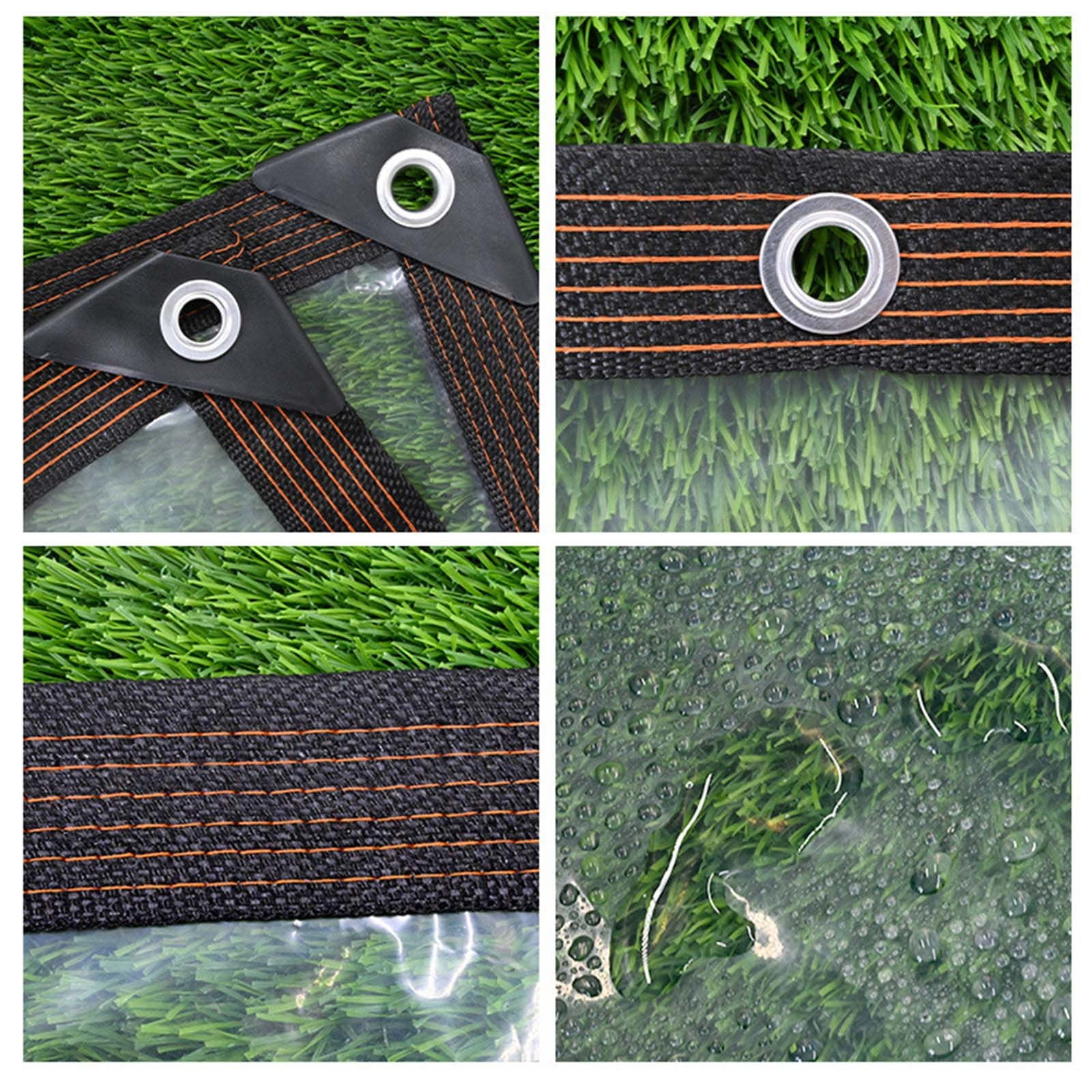 Clear Tarp Heavy Duty with Grommets,6.5ft×8ft,Waterproof,PVC,Thicken Tarpaulin Cover,Outdoor Clear Tarp Heavy Duty with Grommets,6.5ft×8ft,Waterproof,PVC,Thicken Tarpaulin Cover,Outdoor
