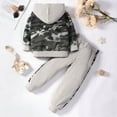 thumbnail image 4 of Youmylove Two Piece Girls Outfits Toddler Boys Girls Long Sleeve Camouflage Prints Hoodie T Shirt Tops Pullover Pants Outfits, 4 of 7