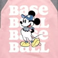thumbnail image 3 of Mickey & Friends - Baseball Mickey - Toddler And Youth Girls Raglan Graphic T-Shirt, 3 of 4