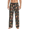 thumbnail image 5 of Mens Pajama Pants Bottoms with Pockets - Mushroom With Snails Comfy Mens Pj Pants, Soft Men Lounge Pants, 5 of 5