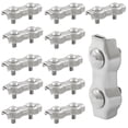 thumbnail image 5 of HUGFEGWE 12Pcs M3 304 Stainless Steel Double Wire Rope Clip Cable Clamps for 1/8 Inch Diameter Wire Rope CJB91-55183, 5 of 5