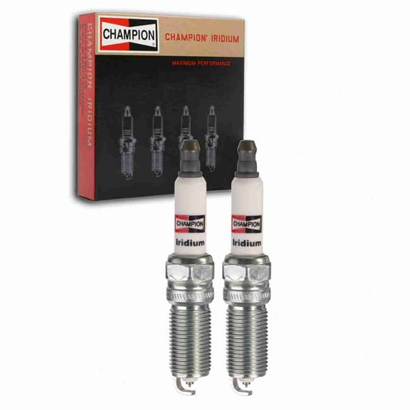 2 pc Champion 9901 Iridium Spark Plugs for 12597464 12598004 12607280 41-103 41-105 41-107 41-990 4515 8-12598-004-0 HGR8MQI ILTR5A13G LTR5IX-11 RE10WYPB5 Ignition Wire Secondary