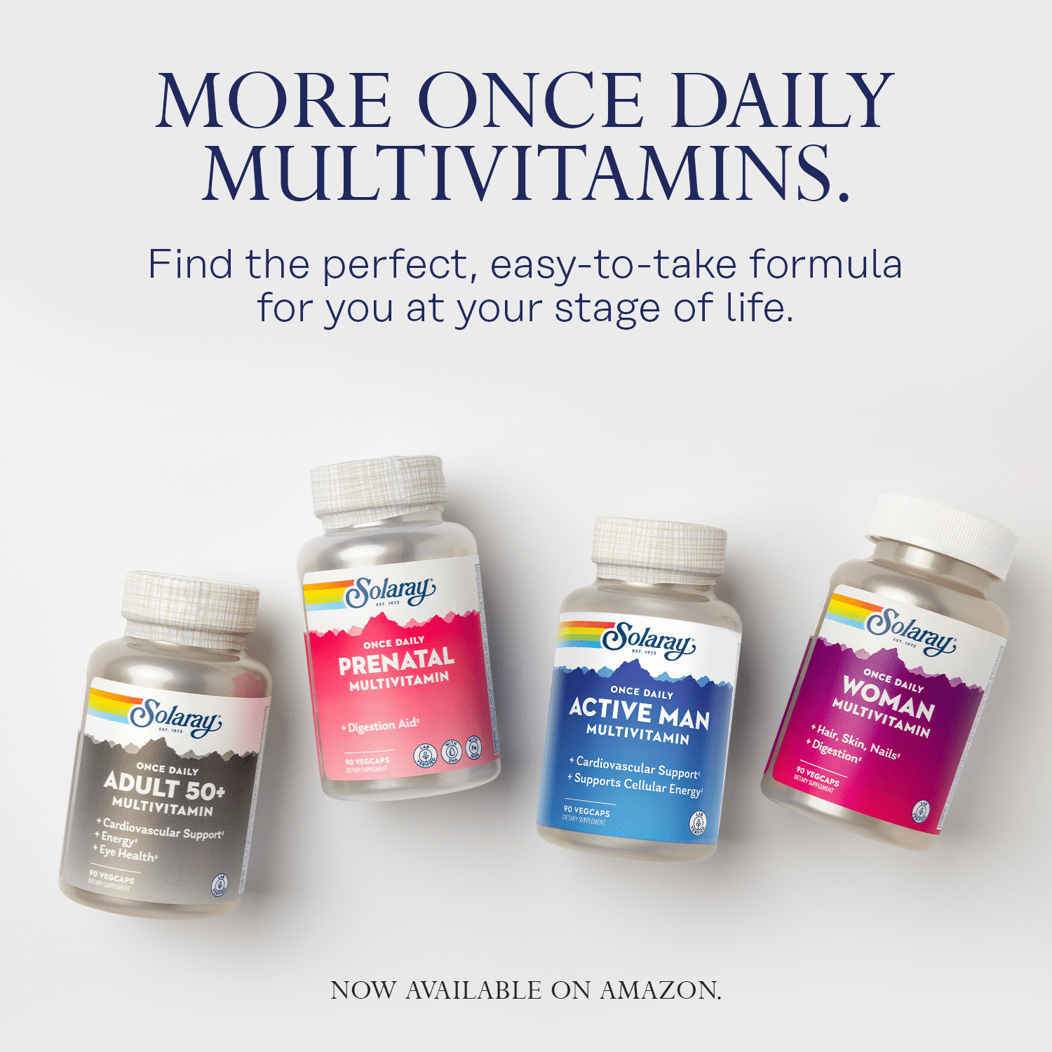 Solaray Active Man Multivitamin Once Daily VegCaps 90 Count