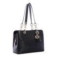 thumbnail image 2 of GUESS WOMEN'S HANDBAG CHIC SHINE GIRLFRIEND SATCHEL BLACK, 2 of 4