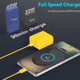 thumbnail image 3 of Cargador Samsung Super Fast tipo C de 45 W con cable de 2 m para Android, 3 of 6