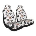 thumbnail image 2 of Naloa Retro Rooster Car Seat Covers 2PCs Front Car Seat Covers Universal fit for Most Cars SUVs and Trucks - 1, 2 of 5
