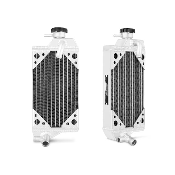 Mishimoto MMDB-RMZ250-07RX Dirt Bike Aluminum Radiator Compatible With Suzuki RMZ250 2007-2009