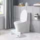 thumbnail image 4 of Inodoro, taburete, reposapiés, ayuda para ir al baño | Altura ajustable de 6.7" | Plástico resistente antideslizante | Almohadilla ergonómica para los pies de baño | Soporta 330 libras | Se adapta a, 4 of 5