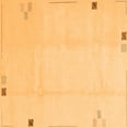 thumbnail image 1 of Ahgly Company Indoor Square Solid Orange Modern Area Rugs, 8' Square, 1 of 4