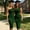 Army Green, variant on Women's One Shoulder Dresses Sleeveless Party Club Ruched Evening Wedding Guest Bodycon Midi Dress for Graduation Season(Green,M)