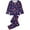 Dark blue dinosaur, variant on ATAIKU Toddler Boy Truck Pajamas Set Kids Long Sleeve Tee and Pants Sleepwear Baby Boy Pjs Jammies 1-12Y