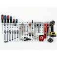thumbnail image 3 of Triton Products® LocBoard (1) 30"W x 12"H Epoxy, 18 Gauge Steel Square Hole Pegboard Strip, 3 of 5