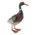 thumbnail image 1 of Estatua de pato pintada, estatua de pato de hierro, estatua de pato impermeable para jardín, estatua de pato de hierro impulsada por el rendimiento, 1 of 8