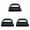 Black*3, variant on Outdoor scouring pad sponge brush cleaning brush,Stove surface greasy dirt sweeping,Cleaning brush,Carbon steel-Black