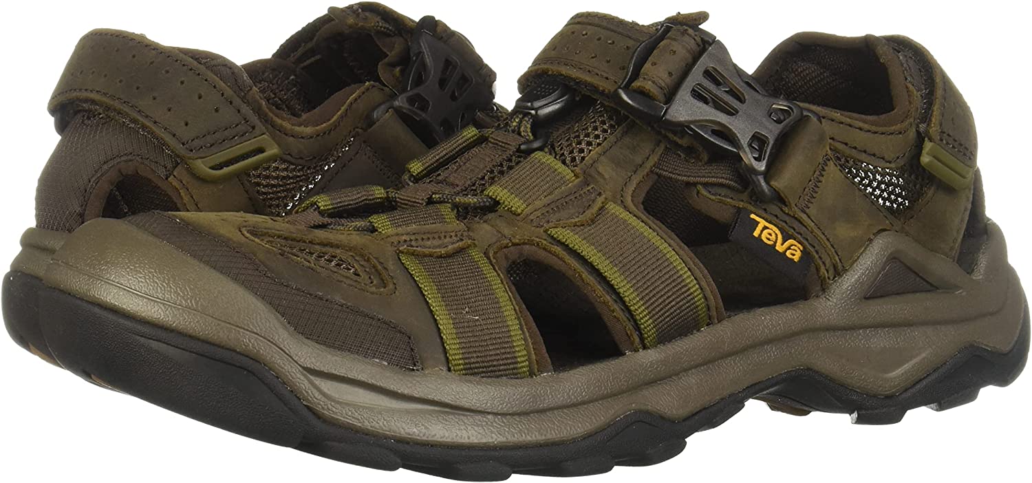 Teva Ominum 2 Brown Leather Men’s Hybrid Shoe Waterproof Sandals Size 13 Teva M Omnium 2 Leather – Dnaplainfield main image 2